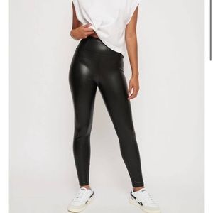 DYNAMITE FAUX LEATHER LEGGINGS